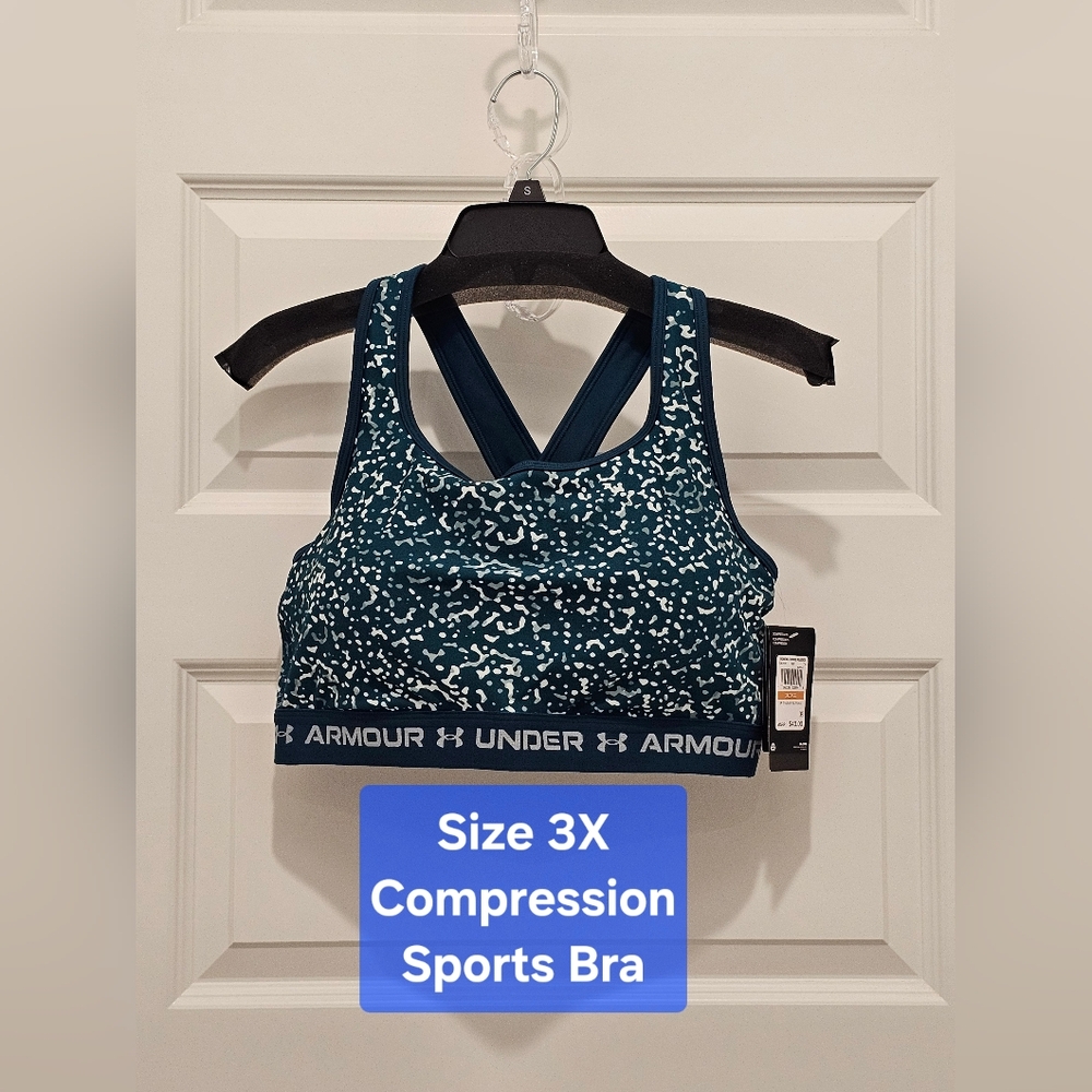 Under Armour Compression Sports Bra, NWT, Size 3X